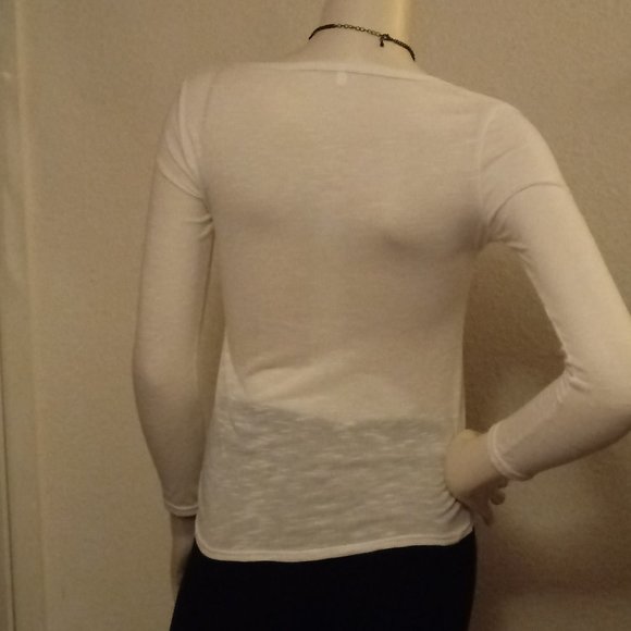 Zip up or Down White Top - Picture 5 of 14